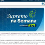 Omissão do Congresso em instituir Imposto sobre Grandes Fortunas é destaque no Supremo na Semana